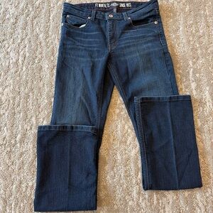 Dickies Women's Size 6 Slim Stretch Denim Blue Jeans